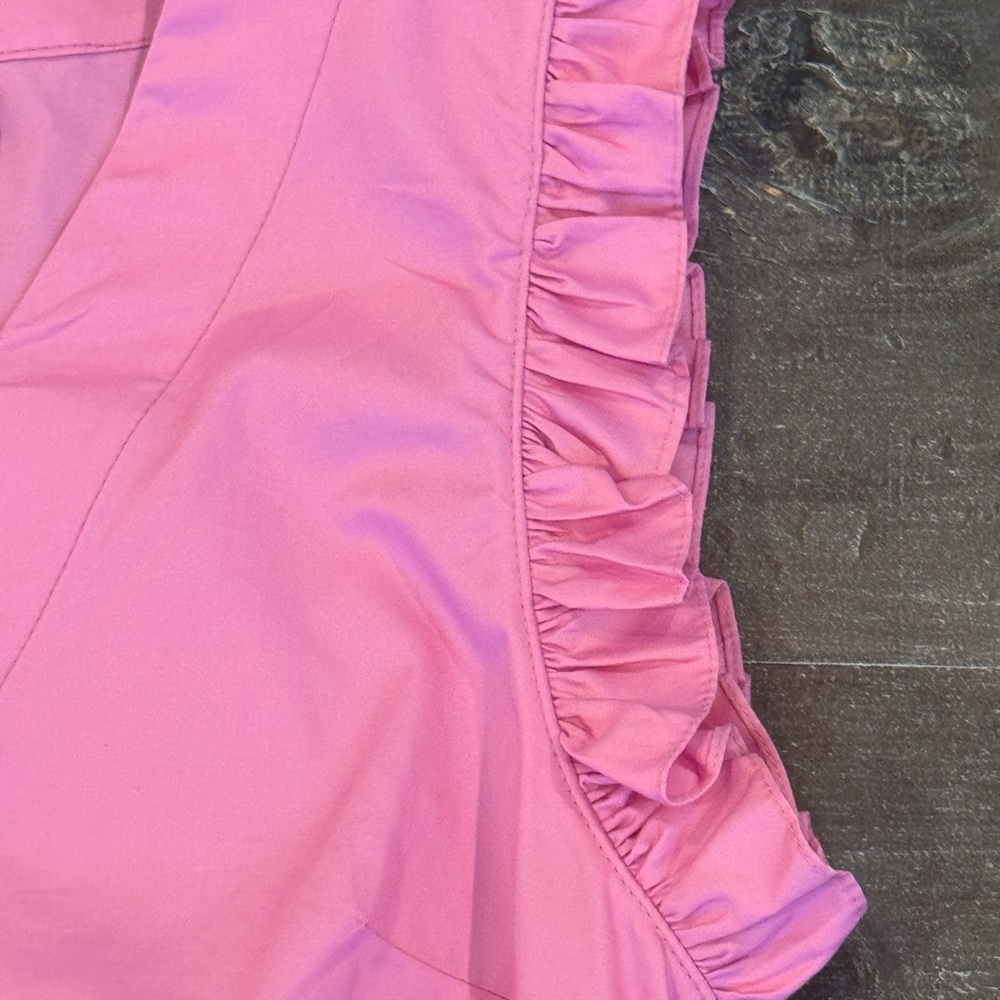 Devotion TWINS Pink Ruffled Wrap Sundress - Picture 6 of 10